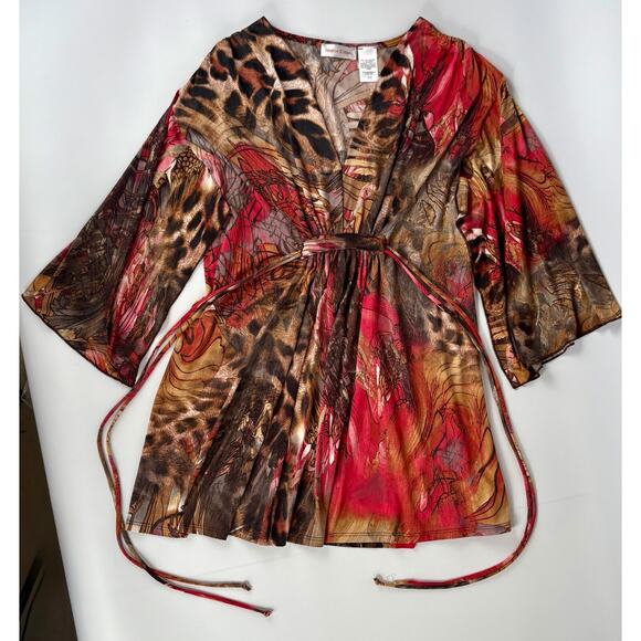 Y2K Dark Romance Babydoll Top MEDIUM Whimsigoth Fairy Grunge Festival Peasant - Picture 9 of 10